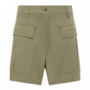Shorts de trabajo de sarga de algodón