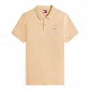 Polo de piqué con corte slim y logo