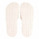 Chanclas Contorneadas de Lona con Logo  CALVIN KLEIN