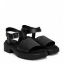 Melanie -Sandalias gruesas de piel