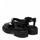Melanie -Sandalias gruesas de piel