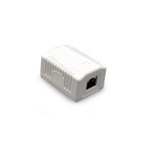 GEMBIRD Roseta de Superficie 1 XRJ45 Ftp CAT5E