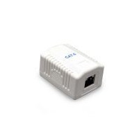 GEMBIRD Roseta de Superficie 1 XRJ45 Ftp CAT6E
