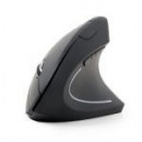 GEMBIRD RATON OPTICO INALAMBRICO ERGONOMICO 6 BOTONES NEGRO