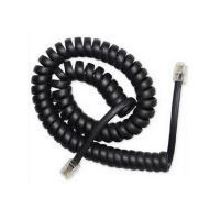 GEMBIRD Cable Telefono Espiral RJ10 4P4C 2M Negro