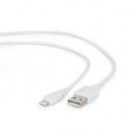 GEMBIRD Cable USB a Lightning 1M Blanco