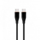 GEMBIRD Cable Usb-c a Usb-c 1,5M Negro Silicona