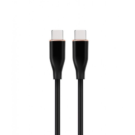 GEMBIRD Cable Usb-c a Usb-c 1,5M Negro Silicona