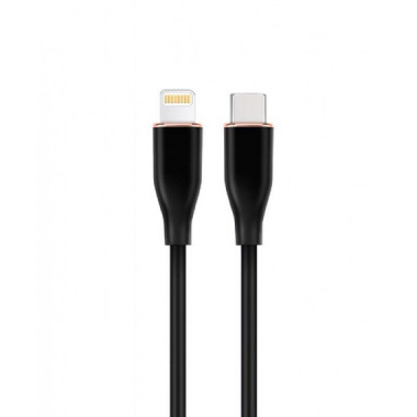 GEMBIRD Cable Usb-c a Lightning 1,5M Negro Silicona