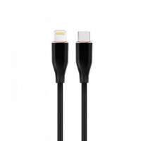 GEMBIRD Cable Usb-c a Lightning 1,5M Negro Silicona