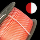 WINKLE Filamento Multicolor Blanco-rojo Pla- Silk 1.75MM 1 Kg