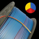 WINKLE Filamento Multicolor Amarillo-azul-rojo Pla- Silk 1.75MM 1 Kg