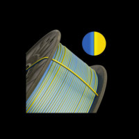 WINKLE Filamento Multicolor Azul-amarillo Pla- Silk 1.75MM 1 Kg