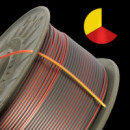 WINKLE Filamento Multicolor Amarillo-negro-rojo Pla- Silk 1.75MM 1 Kg