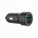 GEMBIRD CARGADOR RAPIDO USB PARA COCHE 2 PUERTOS USB-C 20W NEGRO