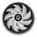 Ventilador NOX Cpu H-123PRO Rgb Multisocket 120MM Negro (NXHUMMERH123PRO)