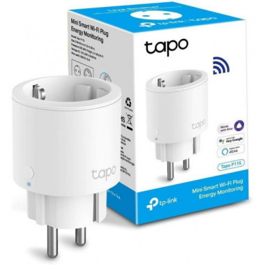 Enchufe Inteligente TP-Link Tapo P115 Wi-Fi con Monitor de Energ&iacute;a