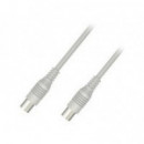 Cable Nilox Antena Coaxial M/H 5m Gris (NXANT-M/F-5)