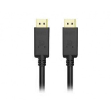 Cable Nilox DP 1.2 4K M/M 3m Negro (NXDP-1.2-3)