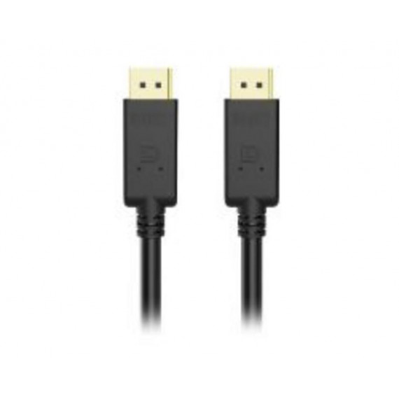 Cable Nilox DP 1.2 4K M/M 3m Negro (NXDP-1.2-3)