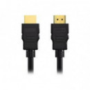 Cable Nilox Audio-Video 4K M/M 1m Negro (NXHDMI-1.4-1.5)