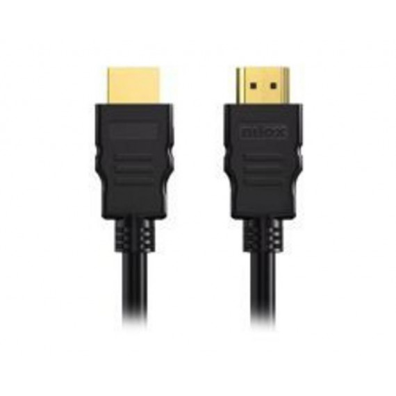 Cable Nilox Audio-Video 4K M/M 1m Negro (NXHDMI-1.4-1.5)