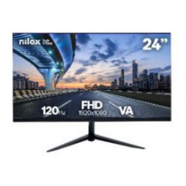 Monitor Nilox 24" 120Hz LCD VA FHD Negro (NXM24FHD1205)