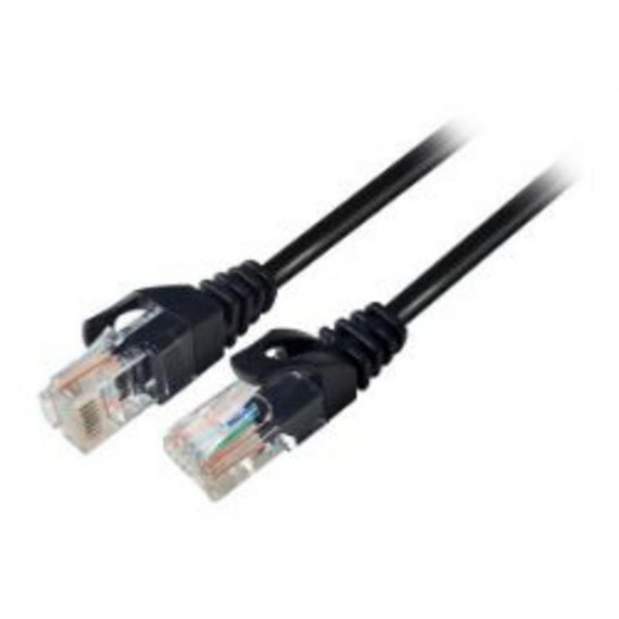 Cable Nilox Cat.6 UTP RJ45/RJ45 Ethernet 3m Negro (NXECAT6UTP-3)