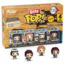 FUNKO Bitty Pop Pack 4 Guardianes de la Noche