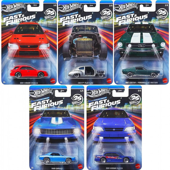 Coche Fast & Furious Dream Lineup Series Hot Wheels  MATTEL