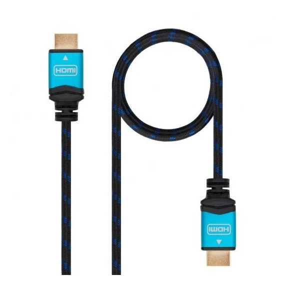 Cable HDMI V2.0 Alta Velocidad 4K 60HZ 18GBPS NANOCABLE 7M Trenzado
