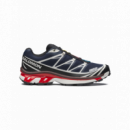 Calzado Zapatillas SALOMON XT-6 Maritime Blue Black Fiery Red