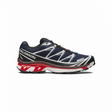 Calzado Zapatillas SALOMON XT-6 Maritime Blue Black Fiery Red