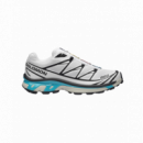 Calzado Zapatillas SALOMON XT-6 Black White Blue Curacao
