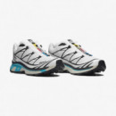 Calzado Zapatillas SALOMON XT-6 Black White Blue Curacao