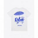 Camisetas Hombre Camiseta WEMOTO Parasol White