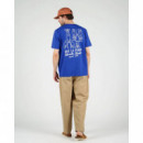 Camisetas Hombre Camiseta WEMOTO Pinca Royal Blue