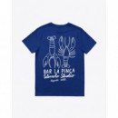 Camisetas Hombre Camiseta WEMOTO Pinca Royal Blue