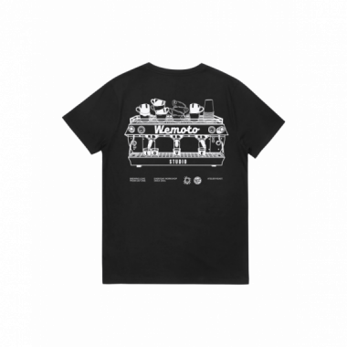 Camisetas Hombre Camiseta WEMOTO Portafilter Black
