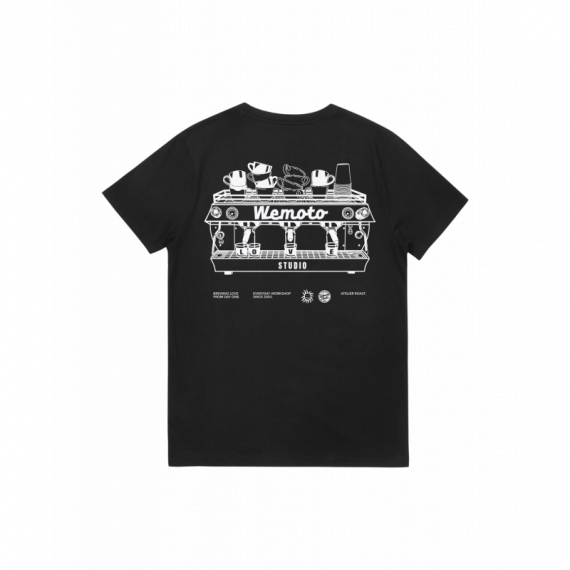 Camisetas Hombre Camiseta WEMOTO Portafilter Black