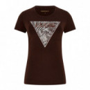 Camiseta con logo de triángulo
