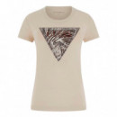 Camiseta con logo de triángulo
