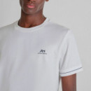 CAMISETA REGULAR FIT DE PUNTO DE ALGODÓN CON LOGOTIPO