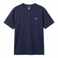 Camiseta Regular Fit de Punto de Algodón con Logotipo  ANTONY MORATO