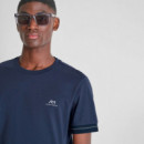 CAMISETA REGULAR FIT DE PUNTO DE ALGODÓN CON LOGOTIPO