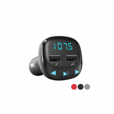 ENERGY SISTEM TRASMISOR FM COCHE ROJO FM/87.5-108 MHz/CARGADOR/MICROSD/USB/MP3