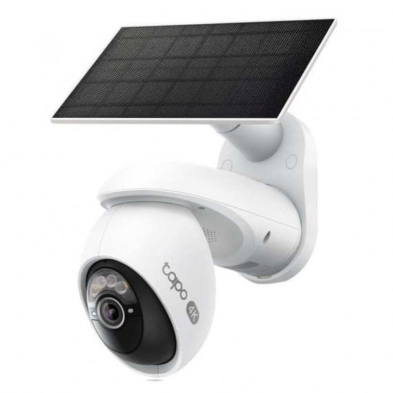 TAPO Camara de Seguridad Ip Wifi con Panel Solar Nocturna Color 360 Ia