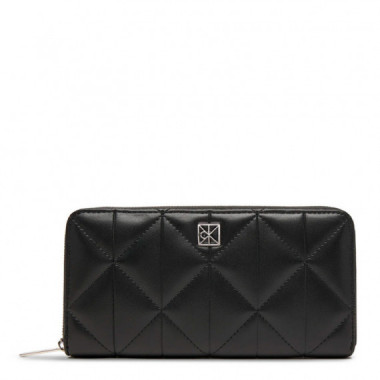 CARTERA QUILTED LONG ZIP AROUND
