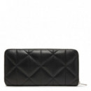 CARTERA QUILTED LONG ZIP AROUND