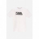 KARL LAGERFELD - T-SHIRT CREWNECK - 10 - 755780561235/10